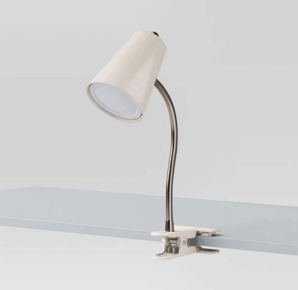 Room Essentials LED Clip‎ Lamp White